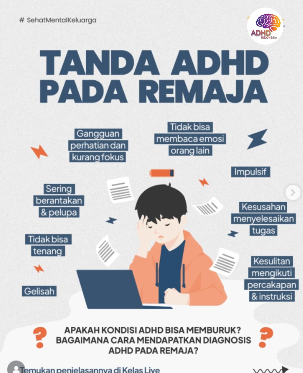Screening ADHD Non-Diagnostik: Edukasi Awal bagi Orang Tua di Kabupaten Rejang Lebong